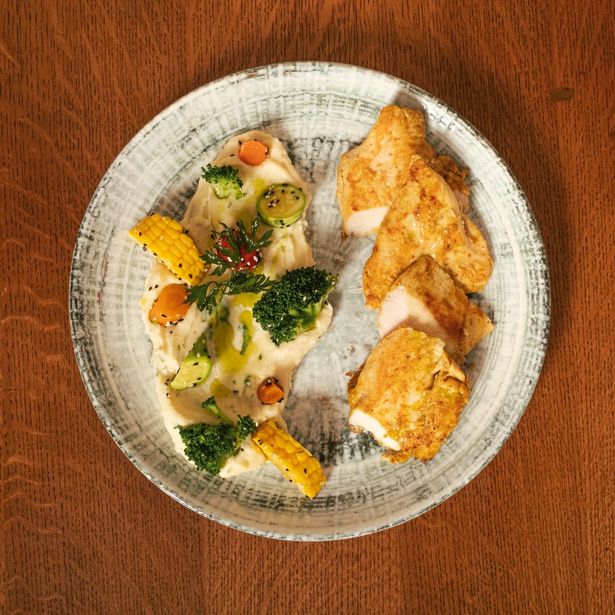 صدر الدجاج المشوي دايت